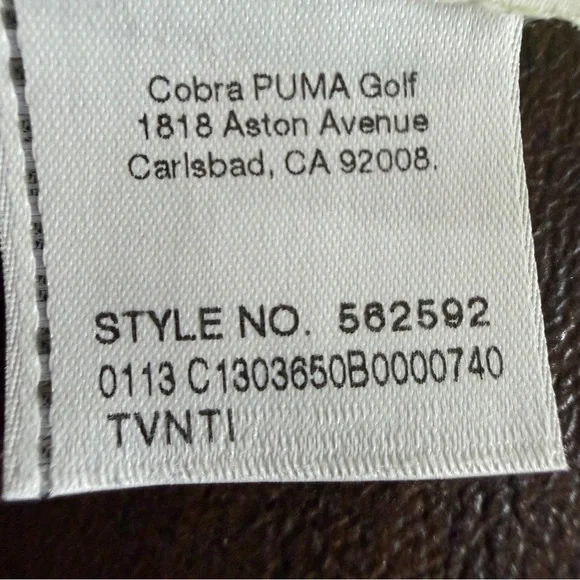 Puma Men's Short Green Blue Striped Dry Cell Button Shirt Sz M - Picture 8 of 12